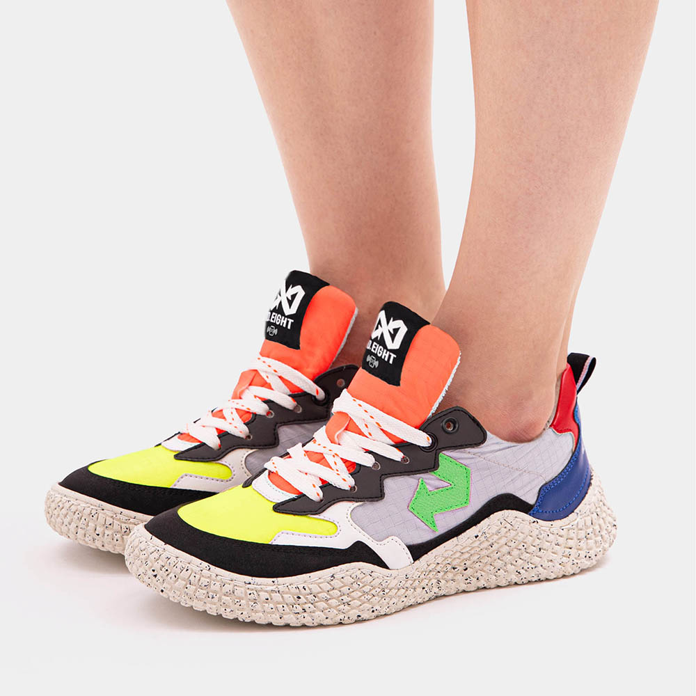 hana  HANA DARK MIX SQUARE | SNEAKER ID.EIGHT